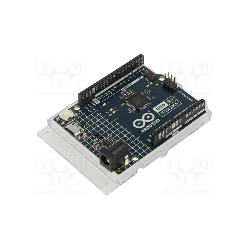 1 pcs x ARDUINO - ARDUINO UNO REV4 MINIMA - Arduino, pin strips,USB C,power supply, 5VDC,6÷24VDC