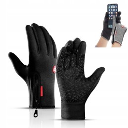 Winter motorcycle gloves quad touch insulated