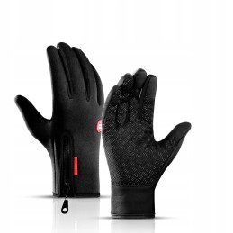 Winter motorcycle gloves quad touch insulated