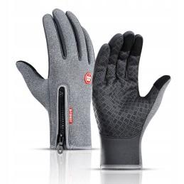 Winter motorcycle gloves quad touch insulated