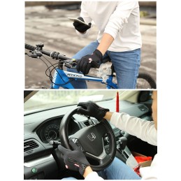 Winter motorcycle gloves quad touch insulated