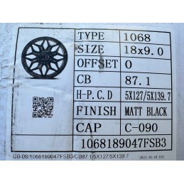 18-inch Jeep Wrangler Grand Cherokee 5x127 rim