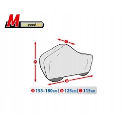 Basic garage quad bike cover