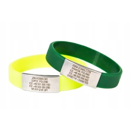 Id Ice Emergency Safety Sauce Wristband