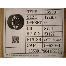 Rim 17 Jeep Wrangler Grand Cherokee 5x127 spare