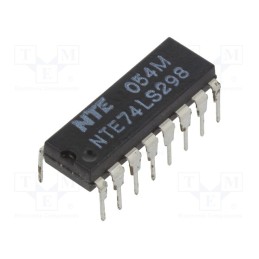 1 pcs x NTE Electronics - NTE74LS298 - IC: digital, multiplexer, Ch: 4, DIP16, TTL