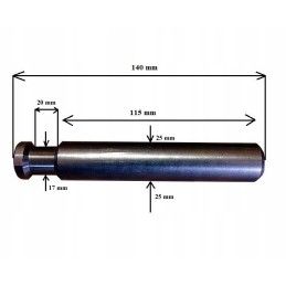 Side lock, bottom opening, right pin