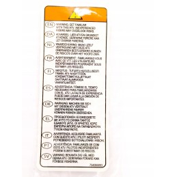 Multilingual instruction sticker brp 704906893