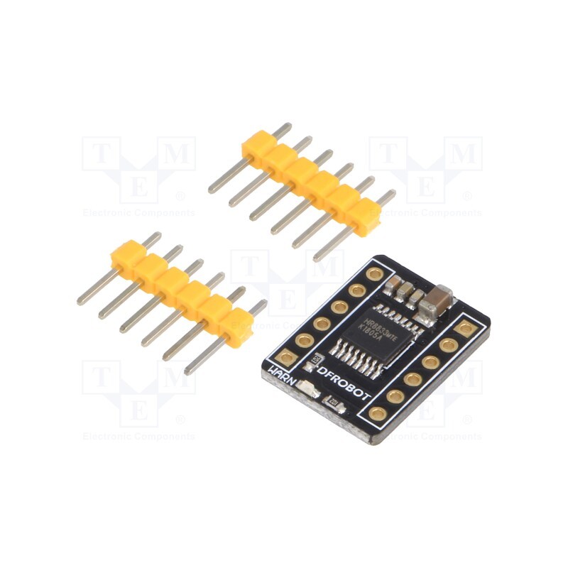 1 pcs x DFROBOT - DRI0040 - DC-motor driver, HR8833, analog,PWM, Uin mot: 3.3÷10V, Ch: 2, 1.5A