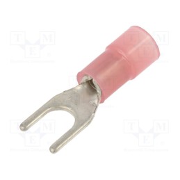 100 pcs x BM GROUP - BM80120 - Tip: fork, M4, Ø: 4.2mm, 0.25÷1.5mm2, crimped, for cable, insulated