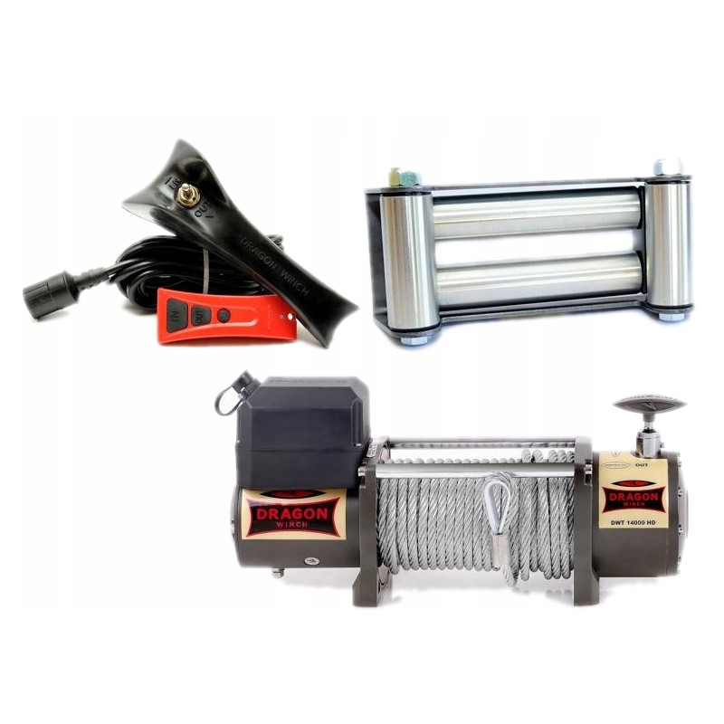 Electric winch dragon winch 6 4t 13t 12v