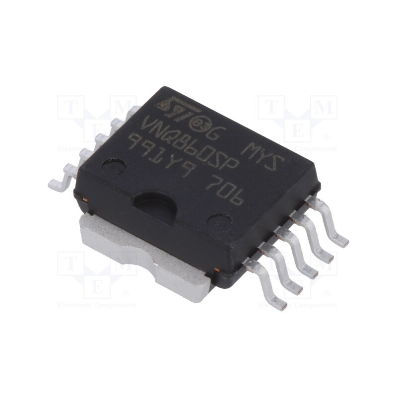 1 pcs x STMicroelectronics - VNQ860SP-E - IC: power switch, high-side, 250mA, Ch: 4, SMD, PowerSO10,
