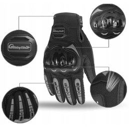 Motorcycle gloves quad enduro touch l
