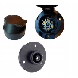 12v socket 7 pin electrical connector with washer