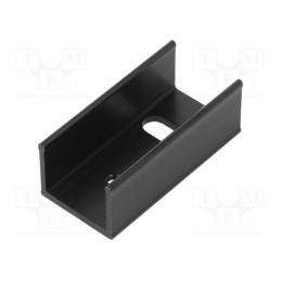 1 pcs x ALUTRONIC - PR17/35/SE - Heatsink: extruded, U, TO220, black, L: 35mm, W: 17mm, H: 13mm, 21K/W