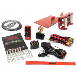 Quad winch plug 2500lbs remote control 12v