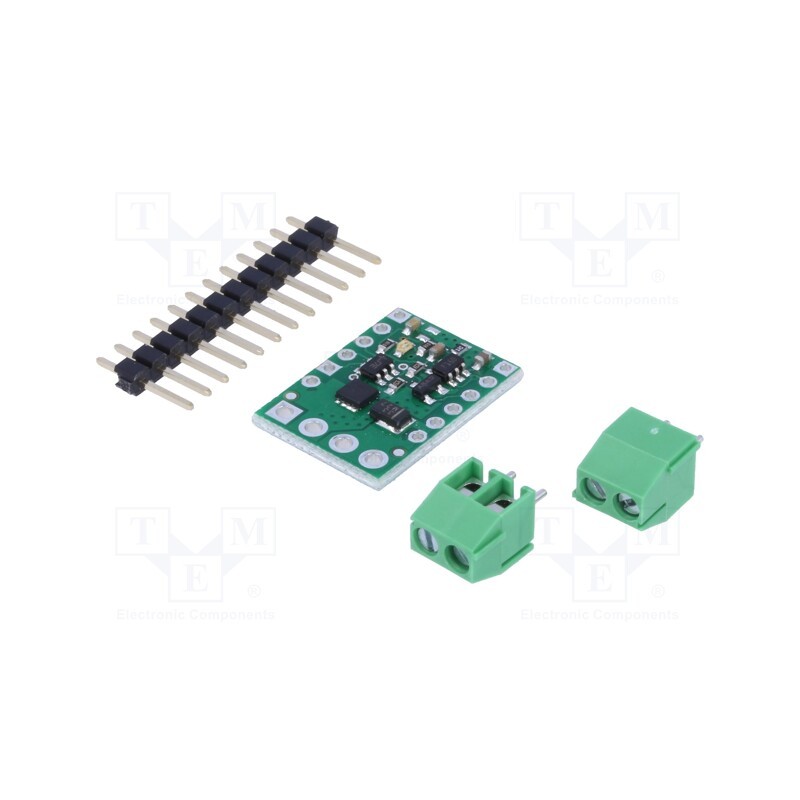 1 pcs x POLOLU - POLOLU-2803 - Module: controller, wireless, 2.5÷16VDC, RC, module,connectors