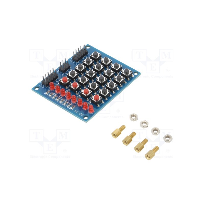 1 pcs x OKYSTAR - OKY3531 - Module: button, 61x25x12mm, Arduino, No.of butt: 20