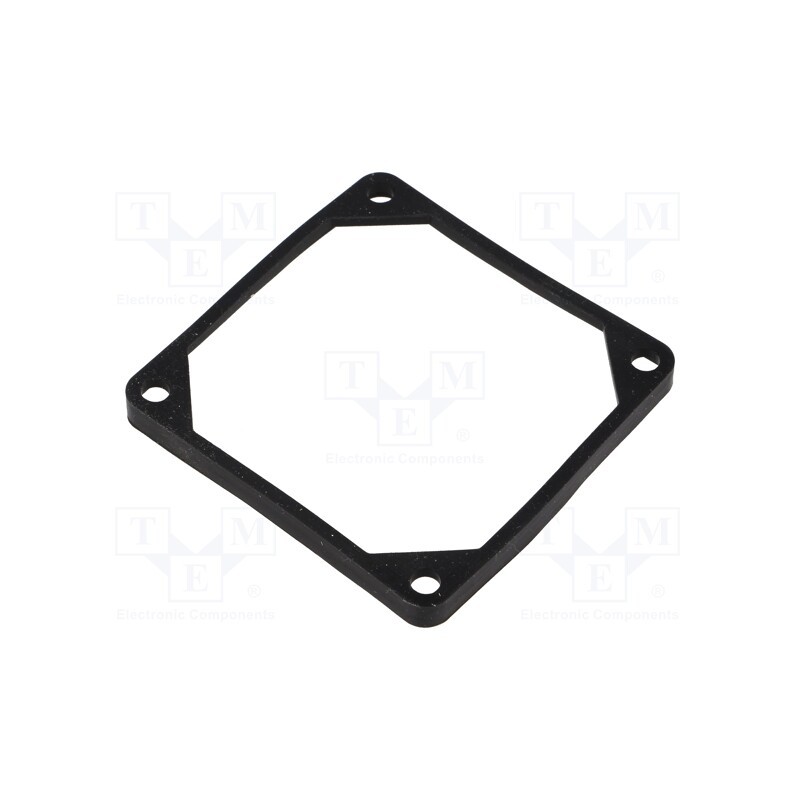 1 pcs x RICHCO - FGA-70 - Mounting gasket, Ømount.hole: 5mm, black, Shore hardness: 40
