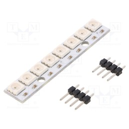 1 pcs x OKYSTAR - OKY3212 - Module: LED, 5VDC, Arduino, No.of diodes: 8, Colour: RGB, 5050