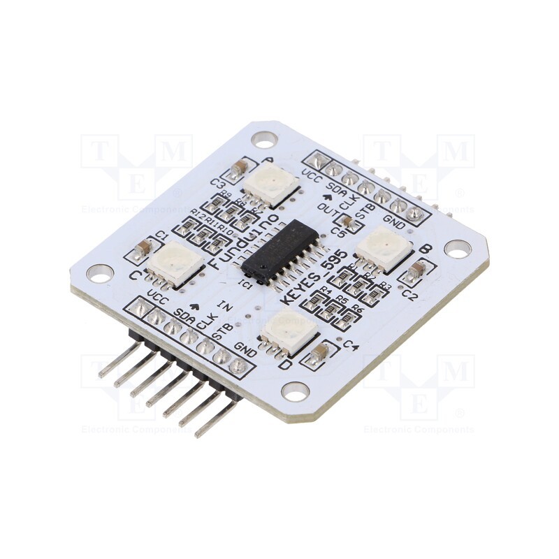 1 pcs x OKYSTAR - OKY3210 - Module: LED, Arduino, No.of diodes: 4, Colour: RGB, 5050