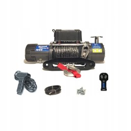Husar 12000 winch with synthetic rope 5 5t 12v