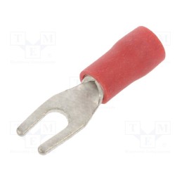 100 pcs x BM GROUP - BM90108 - Tip: fork, M3, Ø: 3.2mm, 0.25÷1.5mm2, crimped, for cable, insulated