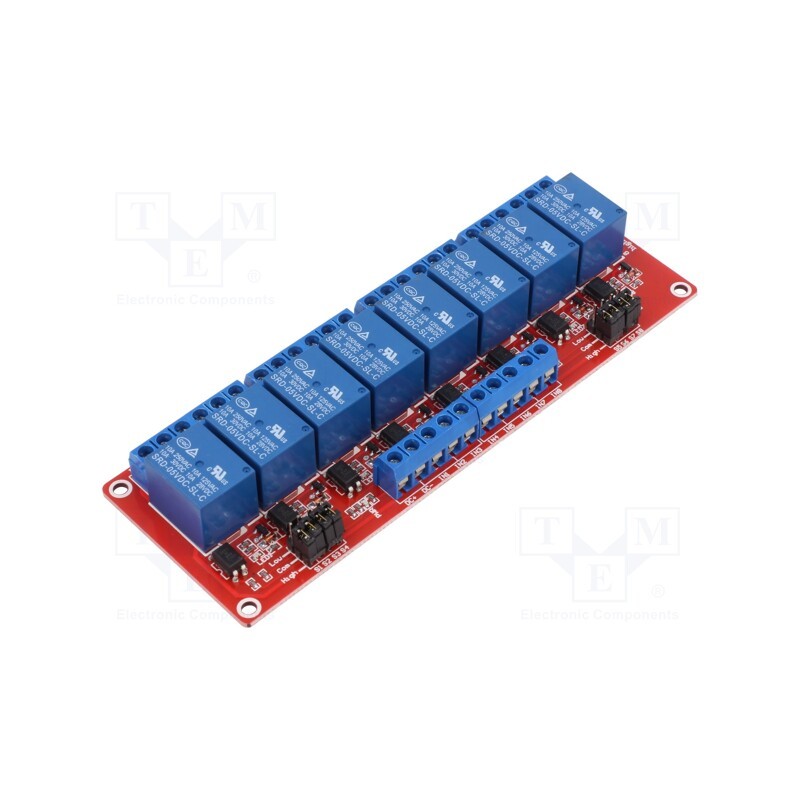 1 pcs x OKYSTAR - OKY3015-1 - Module: relay, Ch: 8, max.250VAC, 10A, max.30VDC
