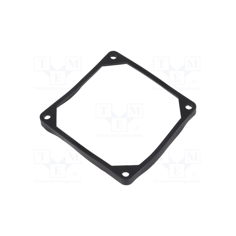 1 pcs x RICHCO - FGA-80 - Mounting gasket, Ømount.hole: 5mm, black, Shore hardness: 40