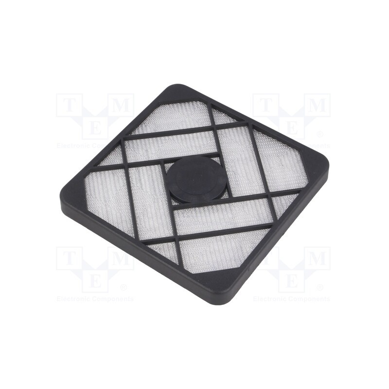 1 pcs x RICHCO - RCP-120-T - Guard, plastic, 120x120mm, screw, with EMI shielding,with filter