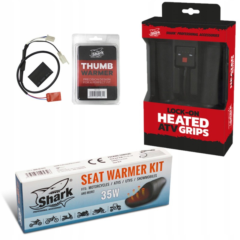 Winter kit for quads, heated grips, heated mat, heated thumb