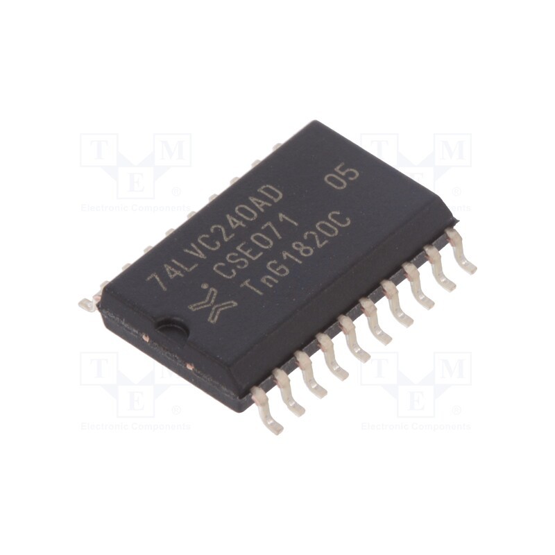 5 pcs x NEXPERIA - 74LVC240AD,112 - IC: digital, buffer,inverting,line driver, Ch: 8, CMOS,TTL, SMD