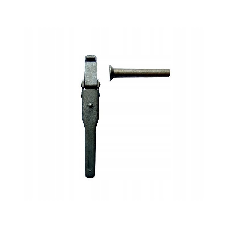 Bottom opening lock, Pronar type, straight with pin