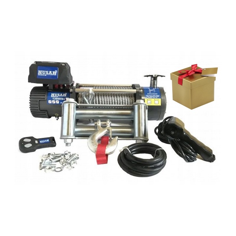 Winch winch steel rope 25m 5 9t 24v