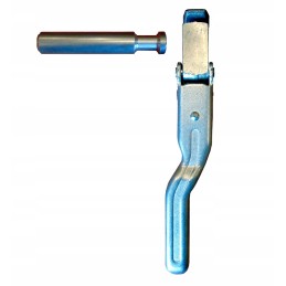 Side lock, bottom opening, left pin