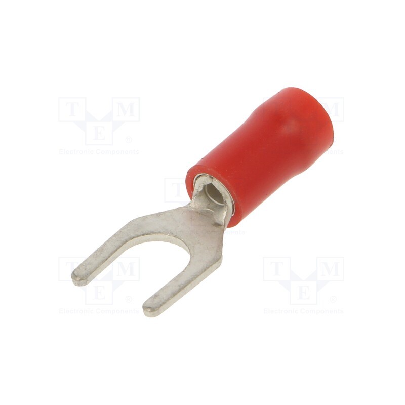100 pcs x BM GROUP - BM90126 - Tip: fork, M5, Ø: 5.3mm, 0.25÷1.5mm2, crimped, for cable, insulated