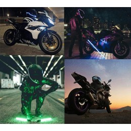 LED helmet lighting motorcycle motor bike tuning