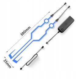 LED helmet lighting motorcycle motor bike tuning