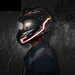 LED helmet lighting motorcycle motor bike tuning