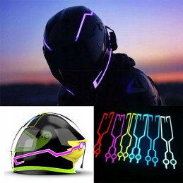 LED helmet lighting motorcycle motor bike tuning