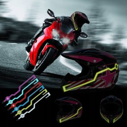 LED helmet lighting motorcycle motor bike tuning