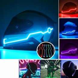LED helmet lighting motorcycle motor bike tuning