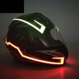 LED helmet lighting motorcycle motor bike tuning