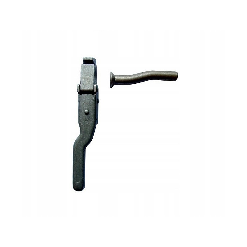 Pronar type bottom opening lock with pin