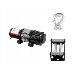 Off-road winch for quad 12 5m 4500lb 1 6km msw
