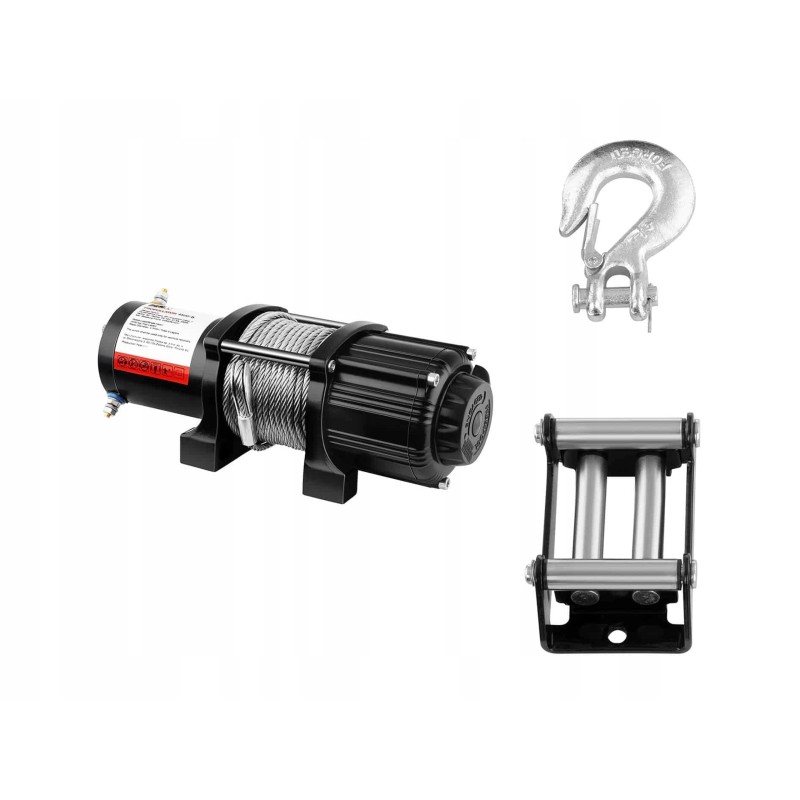 Off-road winch for quad 12 5m 4500lb 1 6km msw