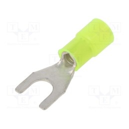 100 pcs x BM GROUP - BM80332 - Tip: fork, M6, Ø: 6.3mm, 4÷6mm2, crimped, for cable, insulated, 105°C