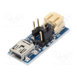 1 pcs x MICROBOT - MR010-001.1 - Module: Li-Po/Li-Ion charger, 5VDC, USB B mini