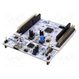 1 pcs x STMicroelectronics - NUCLEO-F070RB - Dev.kit: STM32, STM32F070RBT6, Add-on connectors: 2, base board