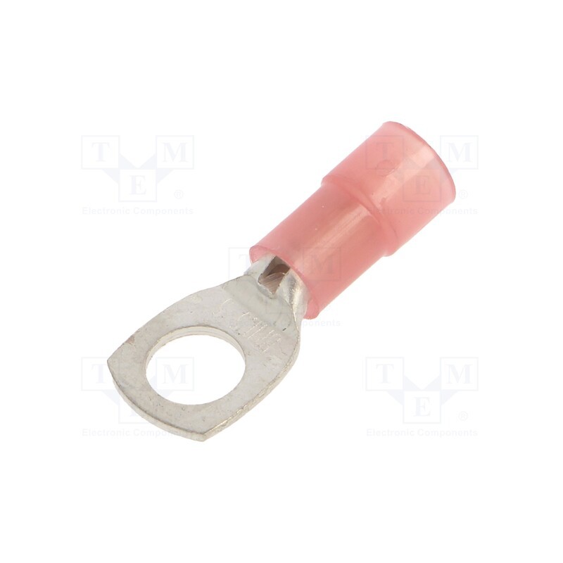 100 pcs x BM GROUP - BM001251 - Tip: ring tube, M5, Ø: 5.2mm, 0.25÷1.5mm2, crimped, for cable, red